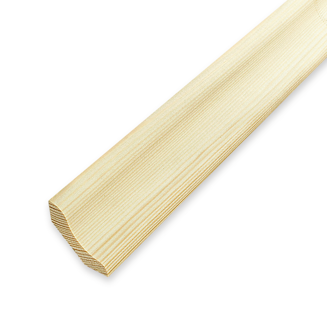 Плинтус деревянный гладкий ПГС-50