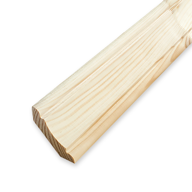Плинтус деревянный классический, ПКС-60