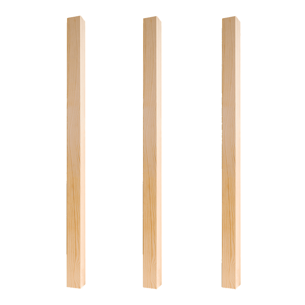 Балясина прямая БП-50х50, 50х50х900 мм