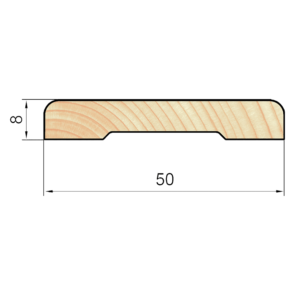 Наличник гладкий, НГС-50