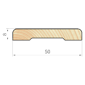 Наличник гладкий, НГС-50