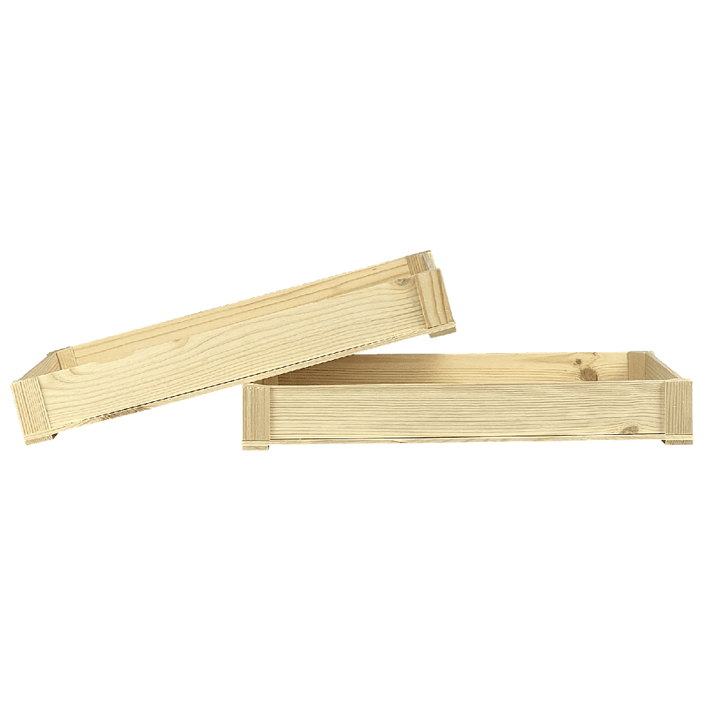 Ящик деревянный реечный 400х300х55 мм