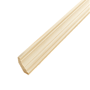 Плинтус деревянный разнобокий, ПРС-40